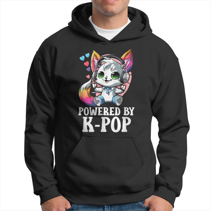 Powered By Kpop Items Bias Raccoon Merch K-Pop Merchandise Hoodie