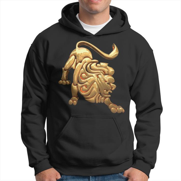 Powerful Lion Leo Sign Nature Courage Hustle Motivate Hoodie