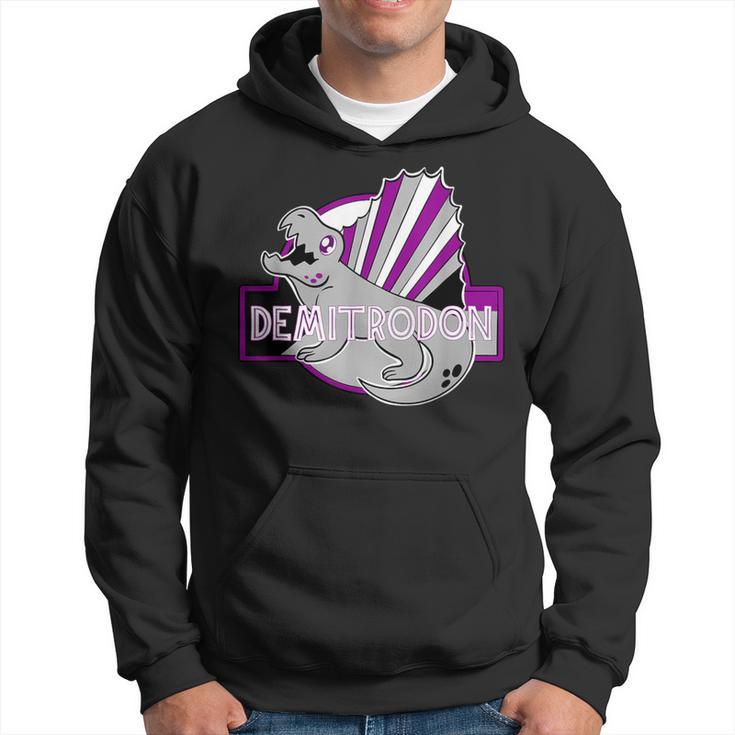 Pride Month Demitrodon Demisexual Flag Demi Hoodie