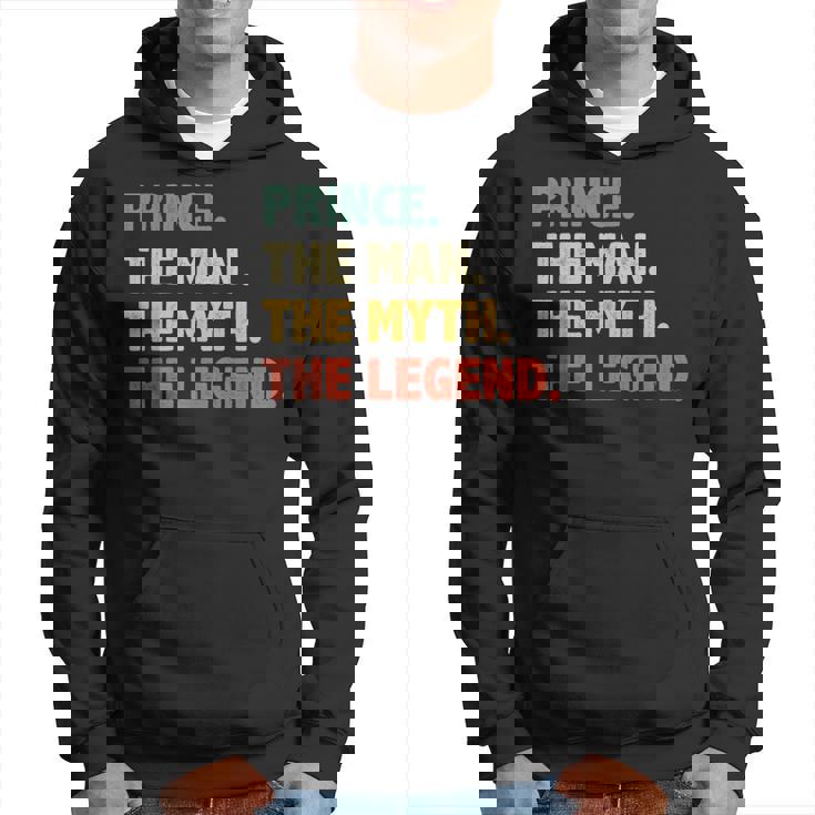 Prince The Man The Myth The Legend Vintage For Prince Hoodie