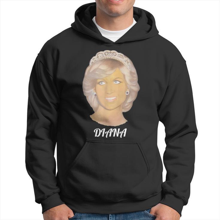 Princess Diana Portrait From Painting Picture Hoodie