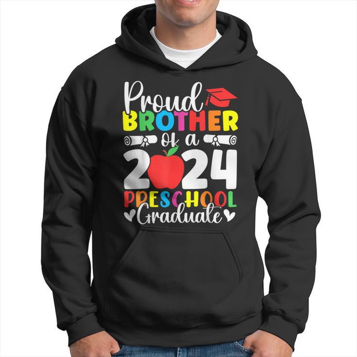 Proud Brother Of Class Of 2024 Preschool Graduate Graduation Hoodie