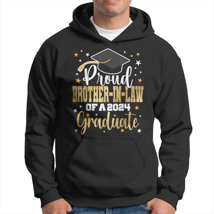 Proud Brother-In-Law A 2024 Graduate Class Senior Graduation Hoodie