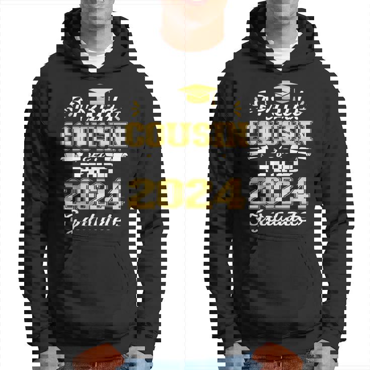 Proud Cousin Class Of 2024 Phd Graduate Doctorate Graduation Hoodie