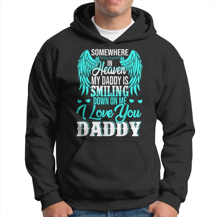 Proud My Daddy In Heaven Happy Father's Day Proud Of Daddy Hoodie