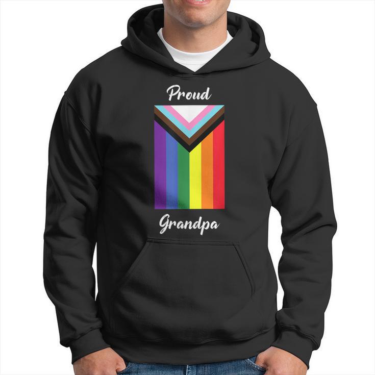 Proud Grandpa Gay Pride Progress Lgbtq Lgbt Trans Queer Hoodie