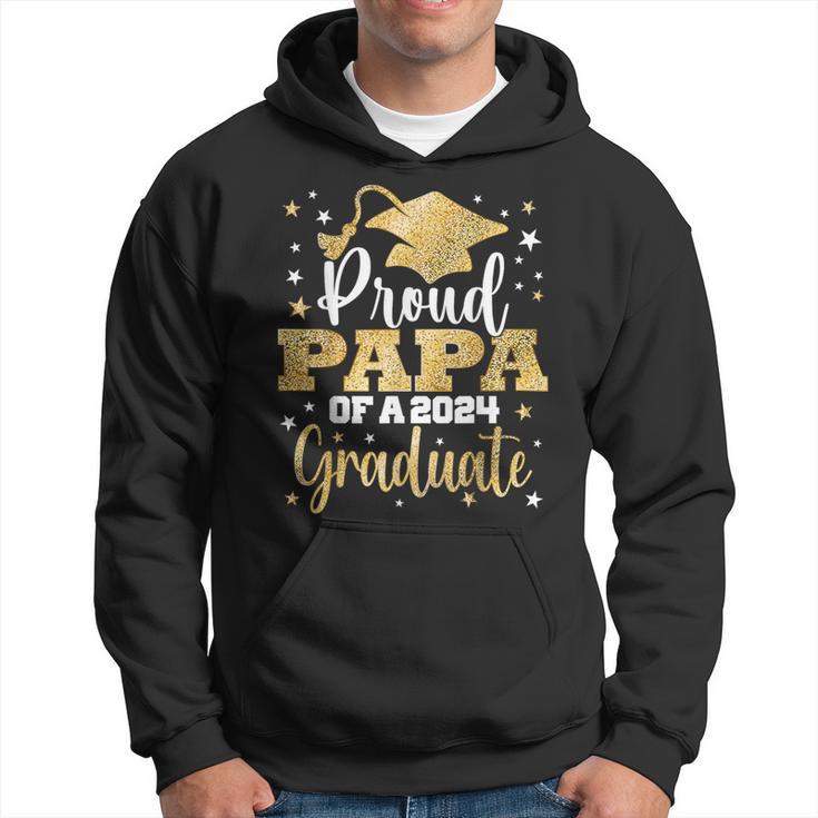 Proud Papa Of A 2024 Graduate Class Graduation Hoodie