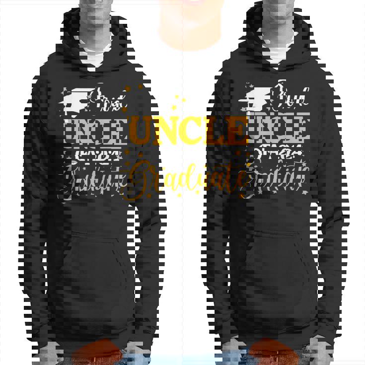 Proud Uncle Of A 2024 Graduate Last Day Of School Family Hoodie