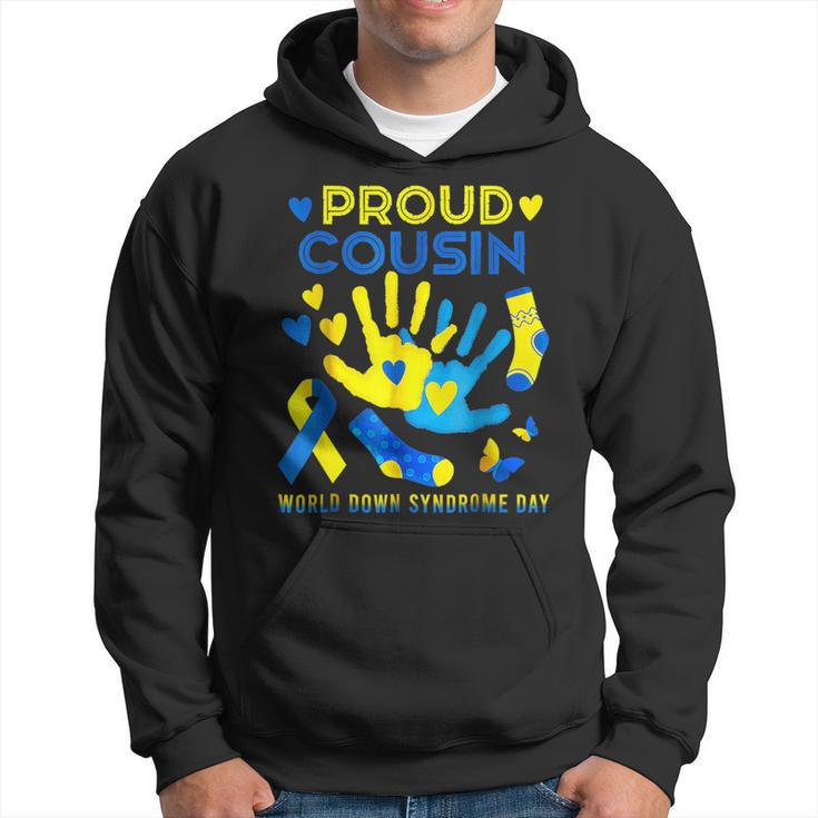 Prouds Cousin T21 World Down Syndrome Awareness Day Ribbon Hoodie