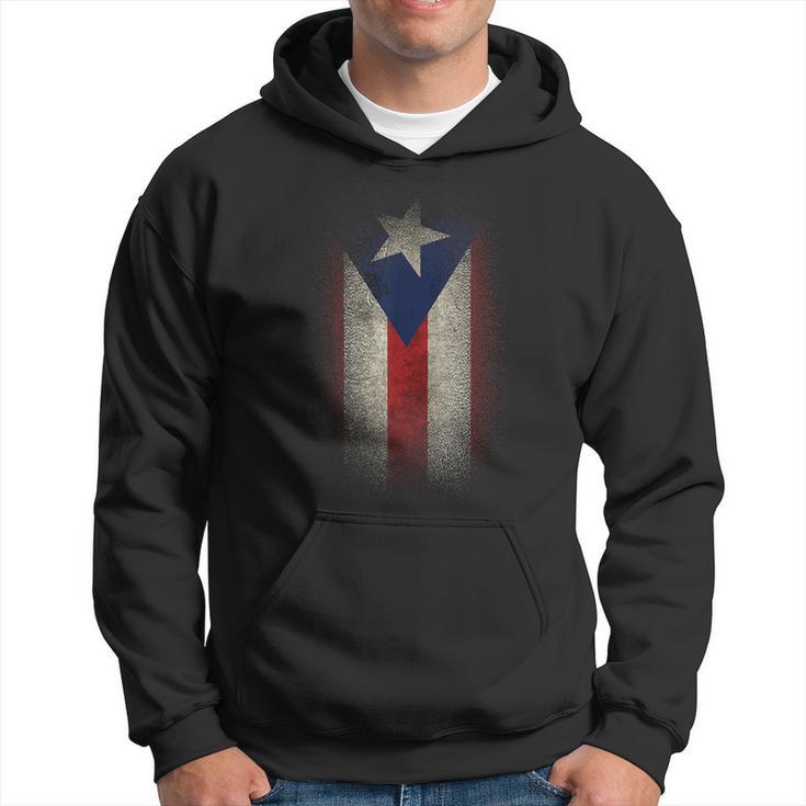 Puerto Rico Washed Flag Hoodie