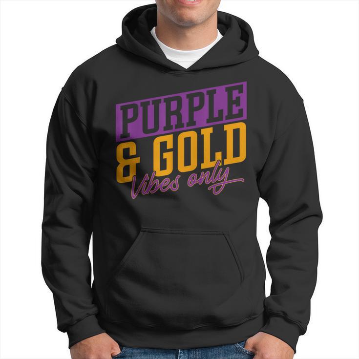 Purple And Gold Vibes Hoodie