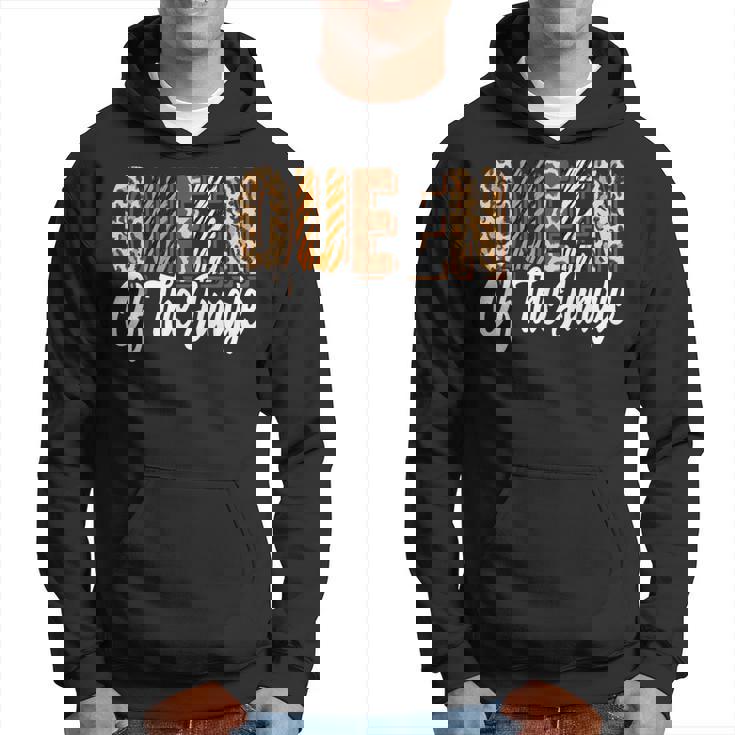 Queen Of The Jungle Zoo Birthday Safari Jungle Animal Hoodie