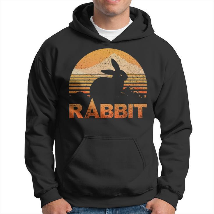 Rabbit Lover Vintage Retro Hoodie