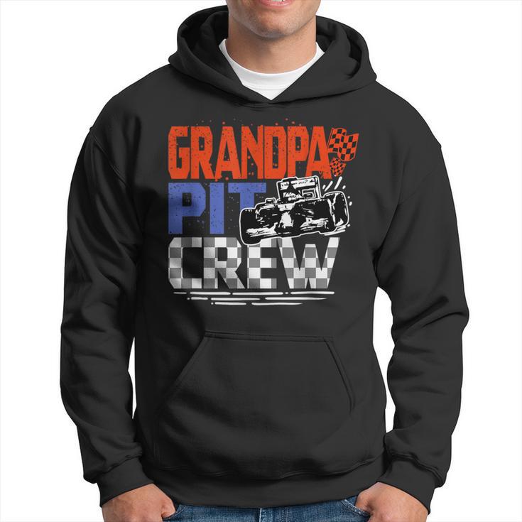 Race Car Themed Birthday Party Grandpa Pit Crew Costume Hoodie