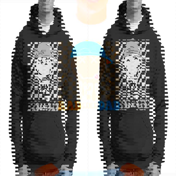 Rad Like Dad Hippie Face Check Dad Son Daughter Father's Day Hoodie