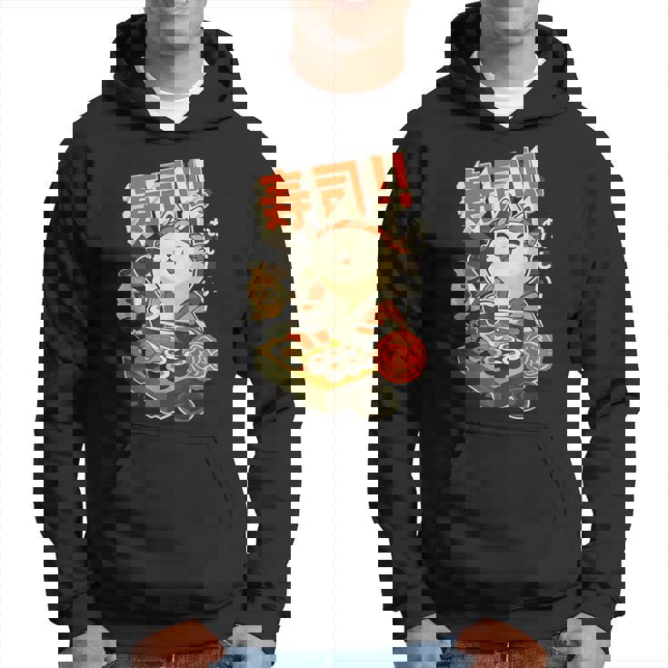 Ramen Clothing Graphic Cat Sushi Kawaii Anime Japanese Hoodie