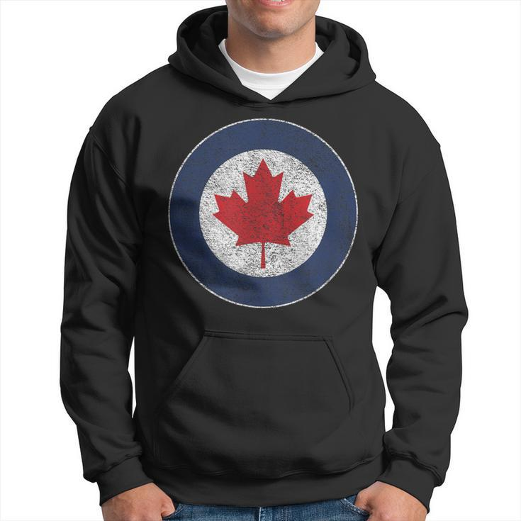 Rcaf Royal Canadian Air Force Roundel Maple Leaf Hoodie