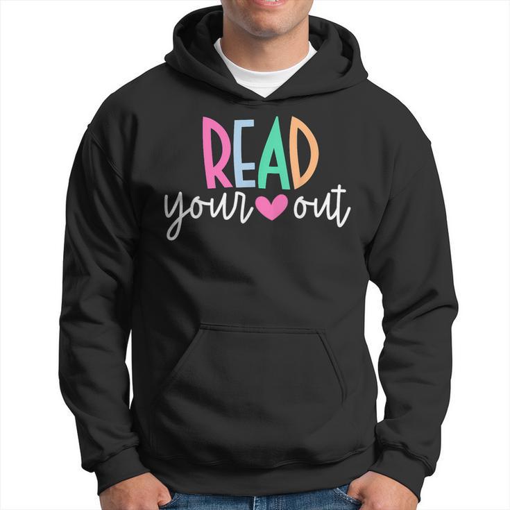 Read Your Heart Read Reading Librarian Book Across America Hoodie