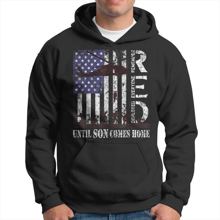 Red Friday For My Son Us Army Military Deployed Veteran Hoodie