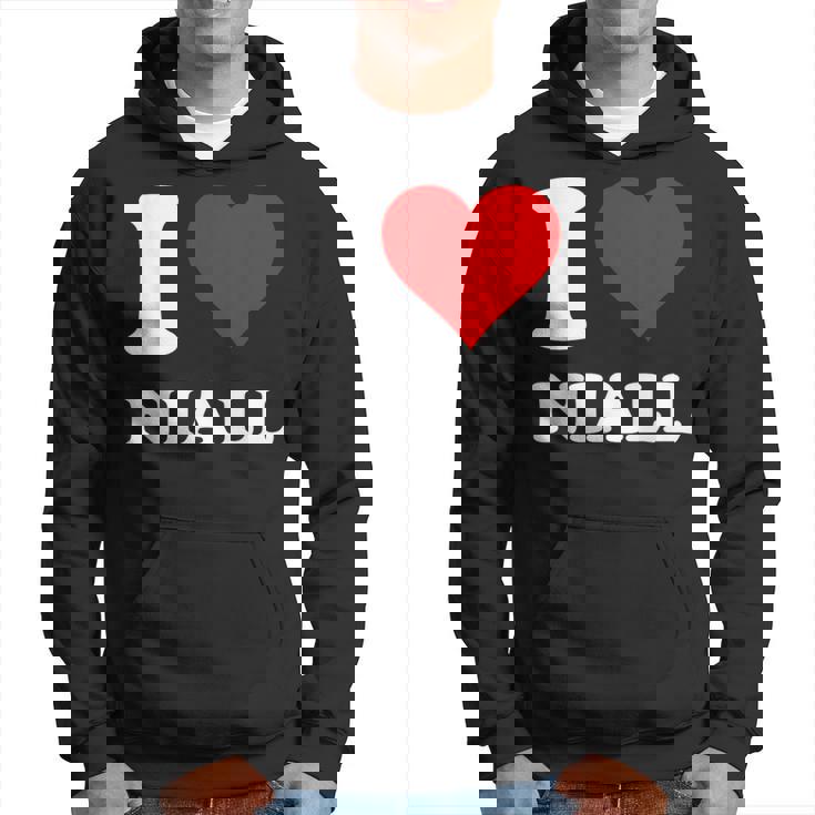 Red Heart I Love Niall Hoodie