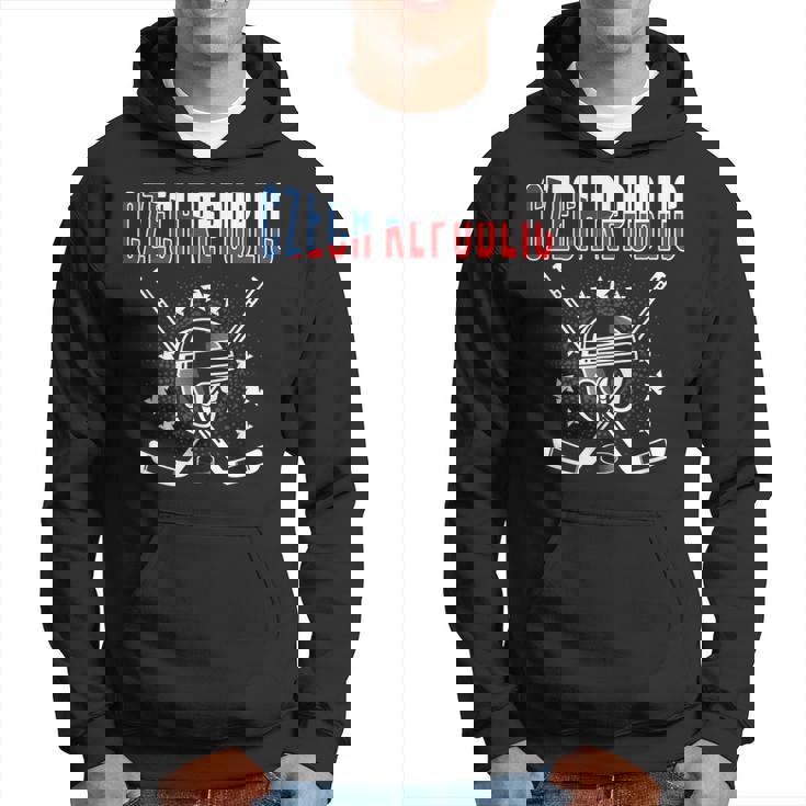República Checa Amantes Del Hockey Sobre Hielo Jersey Fans Del Hockey Checa Sudadera