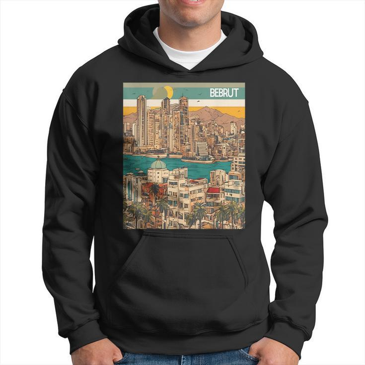 Resilient Beirut Cultural Sights Sticker Hoodie