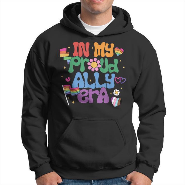 Retro In My Proud Ally Era Pride Ally You Are Safe With Me Hoodie