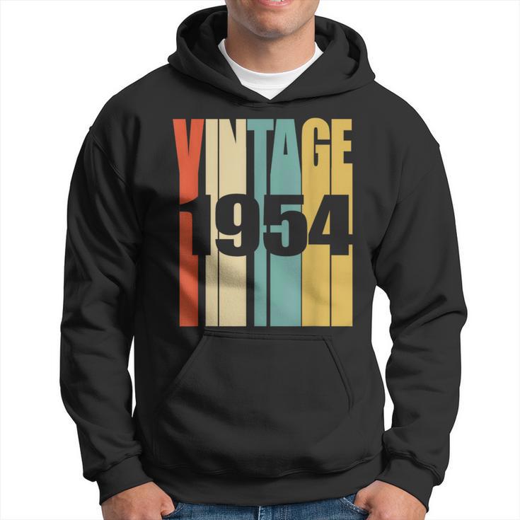 Retro Vintage 1954 70 Yrs Old Bday 70Th Birthday Hoodie