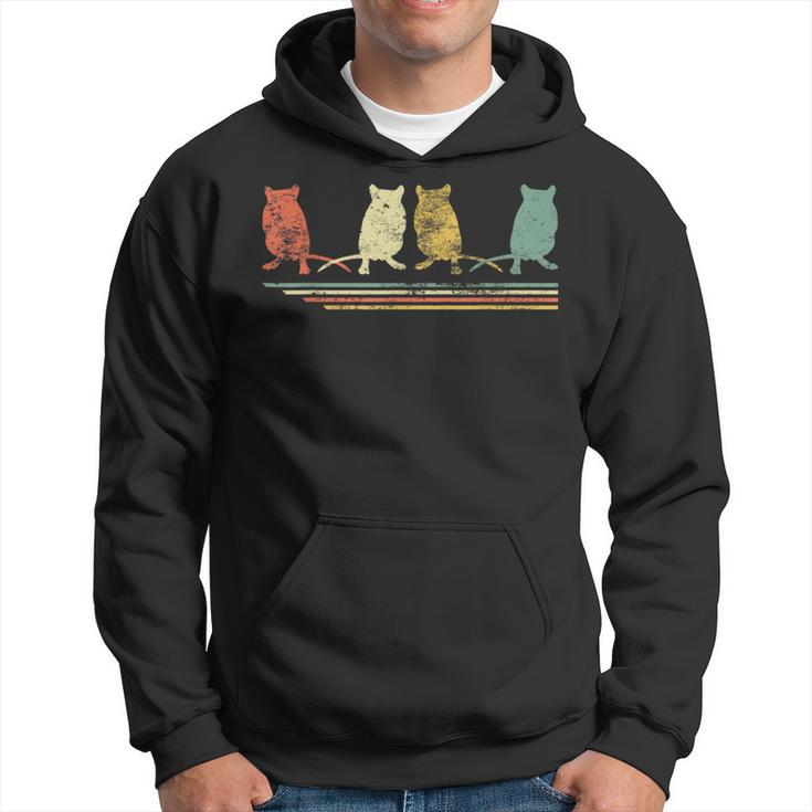 Retro Vintage Gerbil Lover Animal For Father Day Hoodie