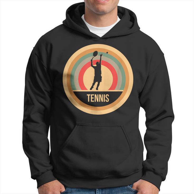 Retrointage Tennis For Tennis Player Hoodie