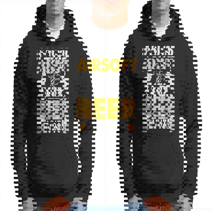 Rifle De Airsoft Para Hombre Sudadera