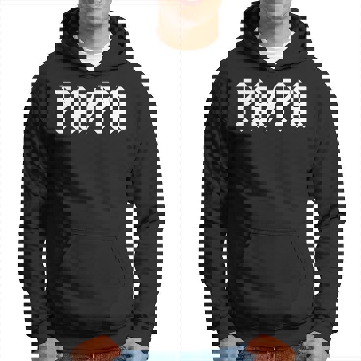 Rock Papa Cadeau De Fête Des Pères Humoristique En Métal Pour Homme Sweat à capuche