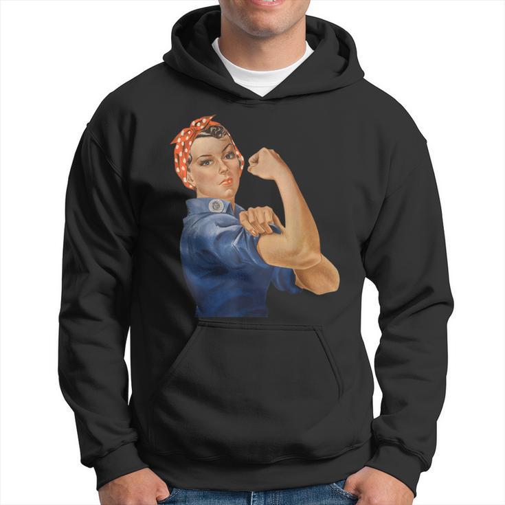 Rosie The Riveter We Can Do It Feminist Retro T Hoodie