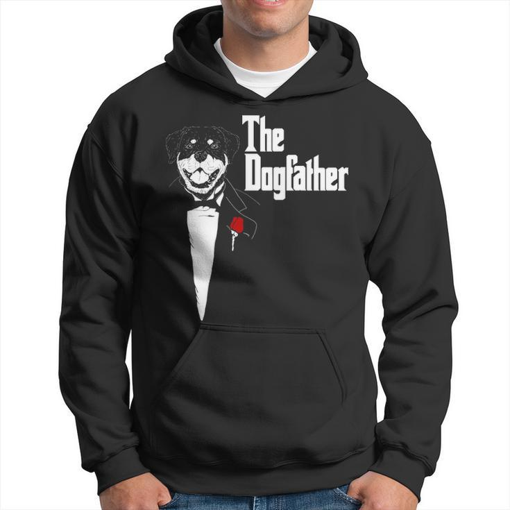 Rottweiler The Dogfather Rottweiler Rottie Dog Dad Hoodie