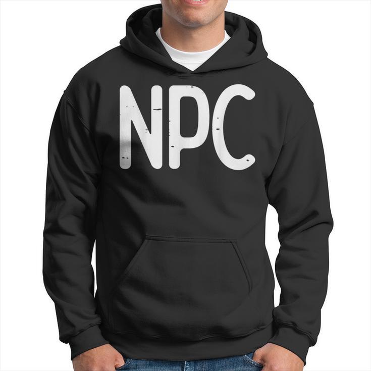 Rpg Gamer Npc Non Player Character Boys Hoodie