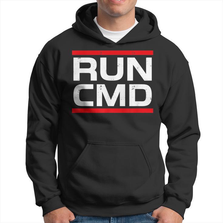 Run Cmd Programmer Sys Admin Hoodie