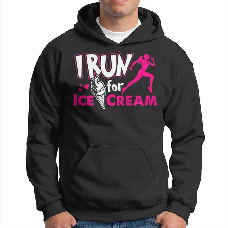 I Run For Ice Cream Hoodie