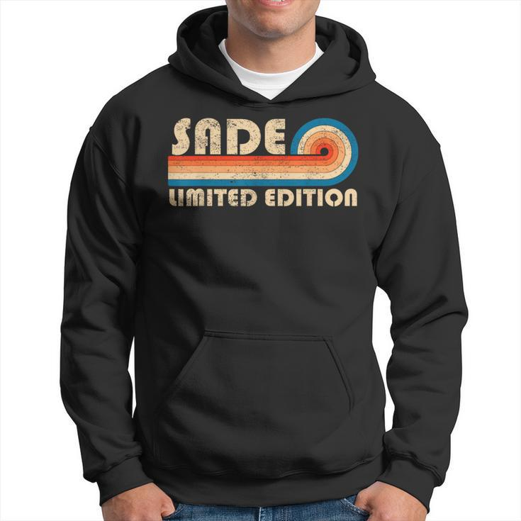 Sade Name Personalized Retro Vintage Birthday Hoodie