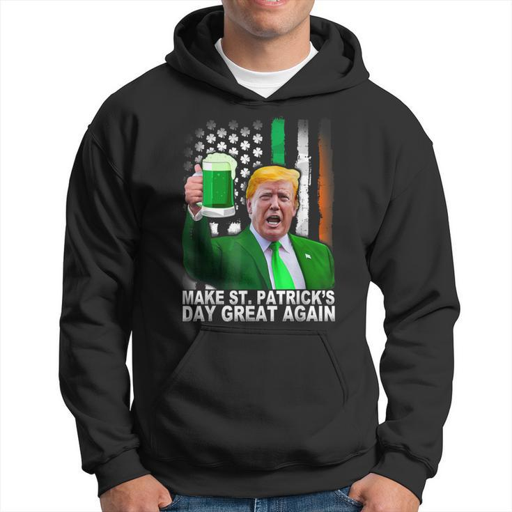 Make Saint St Patrick's Day Great Again Trump Hoodie