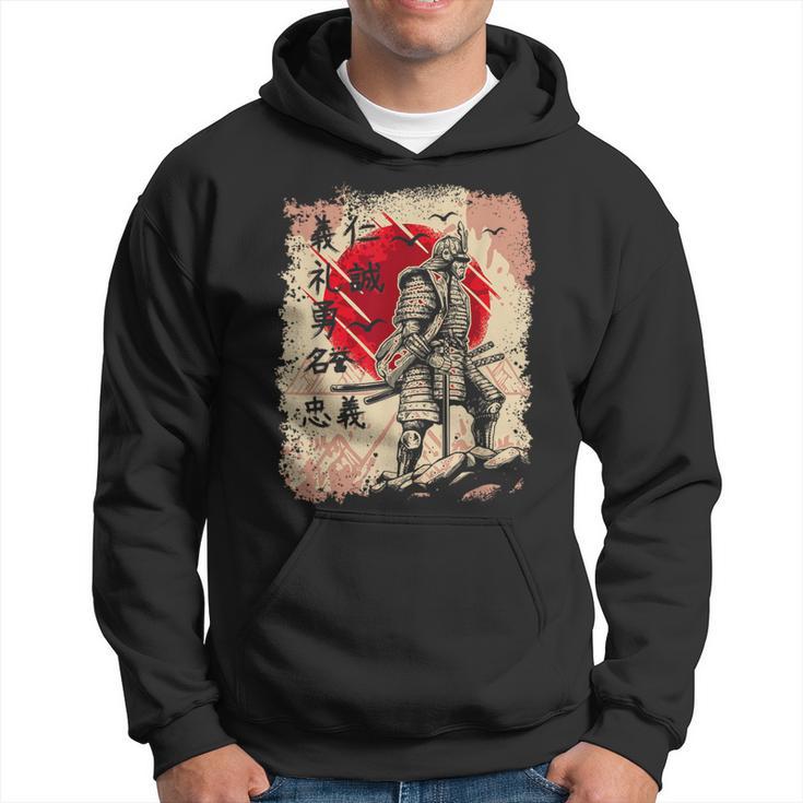 Samurai Japanese Warrior Bushido Code Swordsman Vintage Hoodie