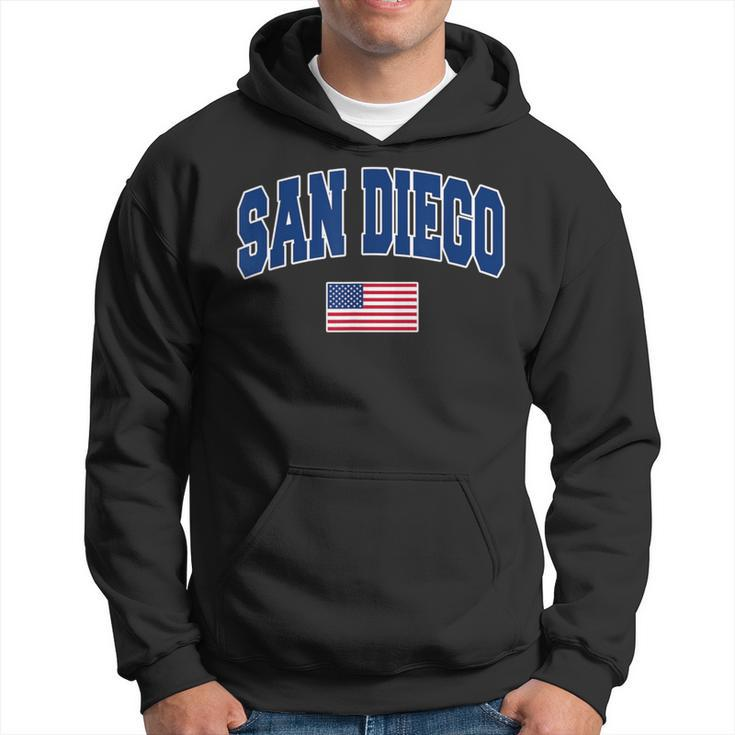 San Diego California City Pride Usa Flag Hoodie