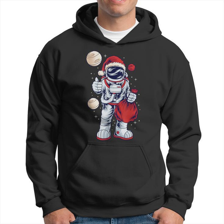 Santa Astronaut Christmas For Space Lovers Hoodie