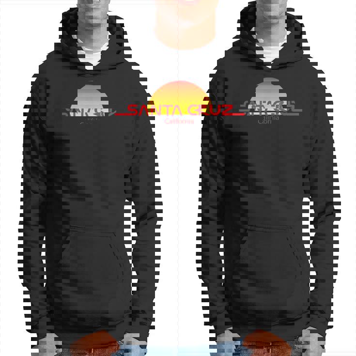 Santa Cruz Ca Santa Cruz Horizon Red Souvenir Hoodie