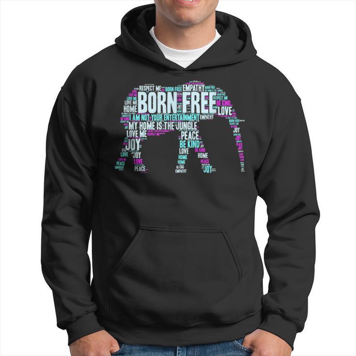 Save The Elephants Animal Rights Equality Hoodie