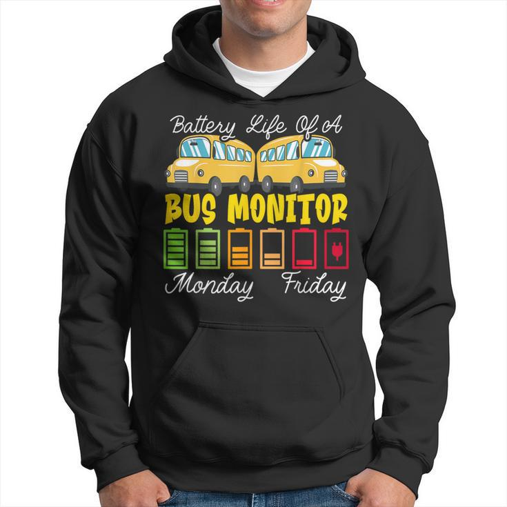 School Bus Monitor Bus Aide Attendant Bus Monitor Hoodie