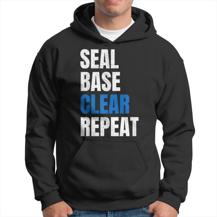 Seal Base Clear Repeat Car Body Painter Automotive Hoodie