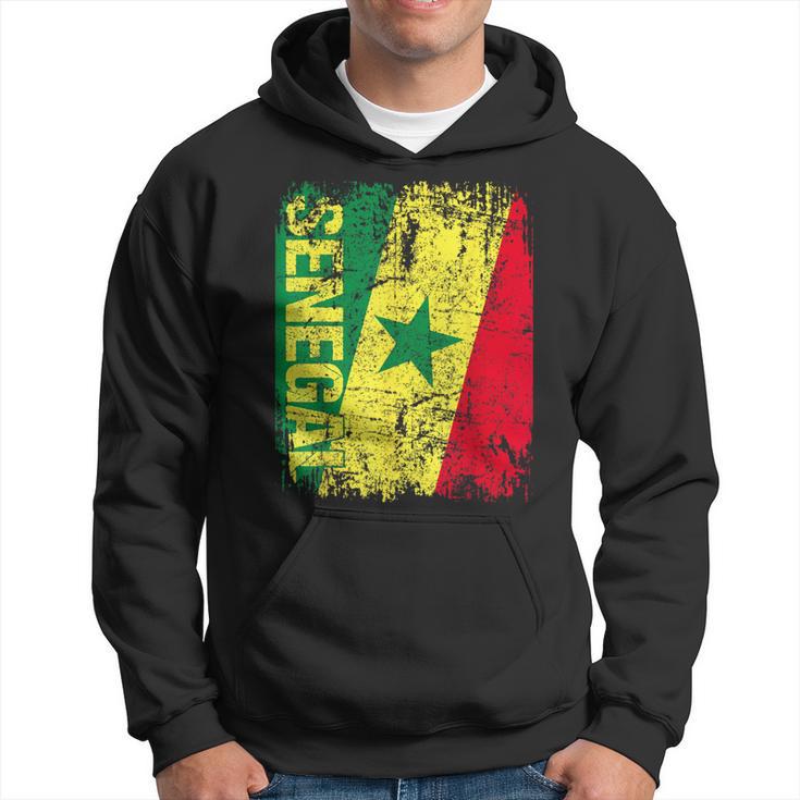 Senegal Flag Vintage Distressed Senegal Hoodie