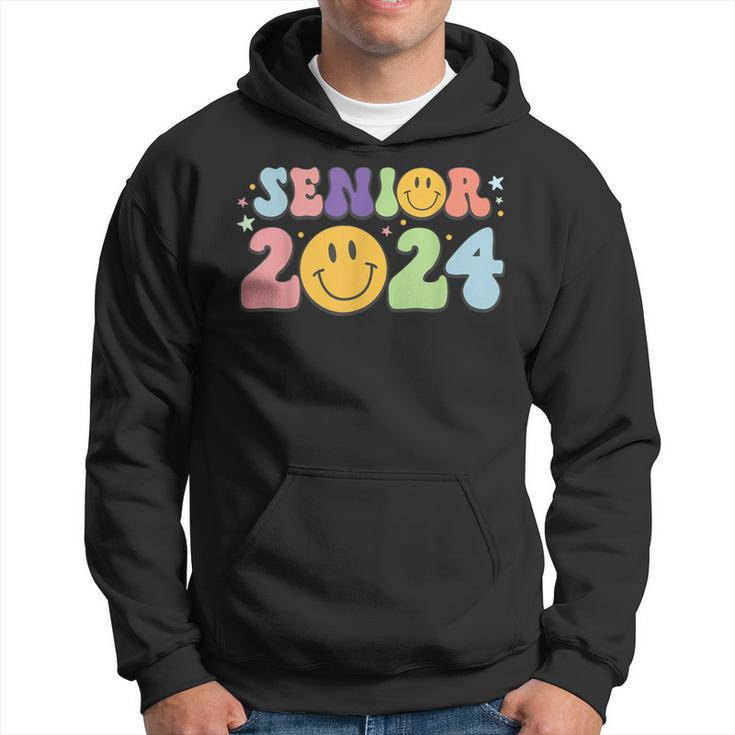 Senior 2024 Retro Senior 24 Graduation Class Of 2024 Hoodie