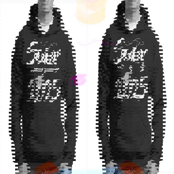Senior 2025 Pink Tassel Class Of 2025 Graduate Graduation Hoodie
