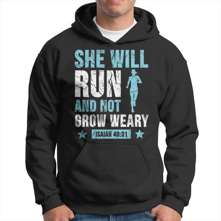 She Will Run And Not Grow Weary Isaiah Hoodie
